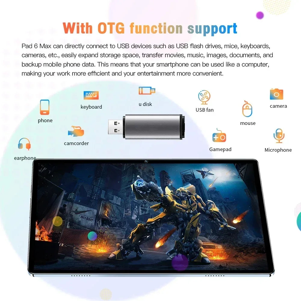 Android 13 Tablet PC Snapdragon 8 gen2 16GB 1TB 5G GPS