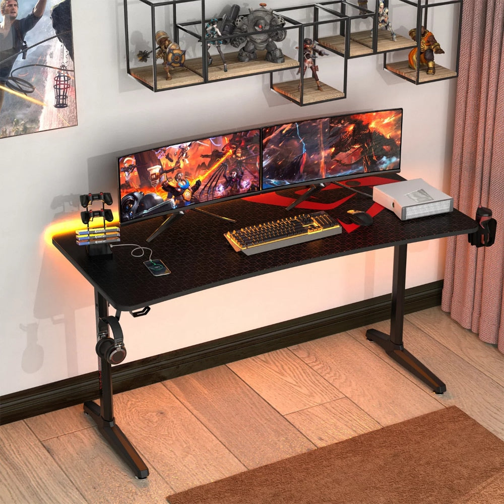 Ergonomic 60 Inch Gaming, Computer Desk