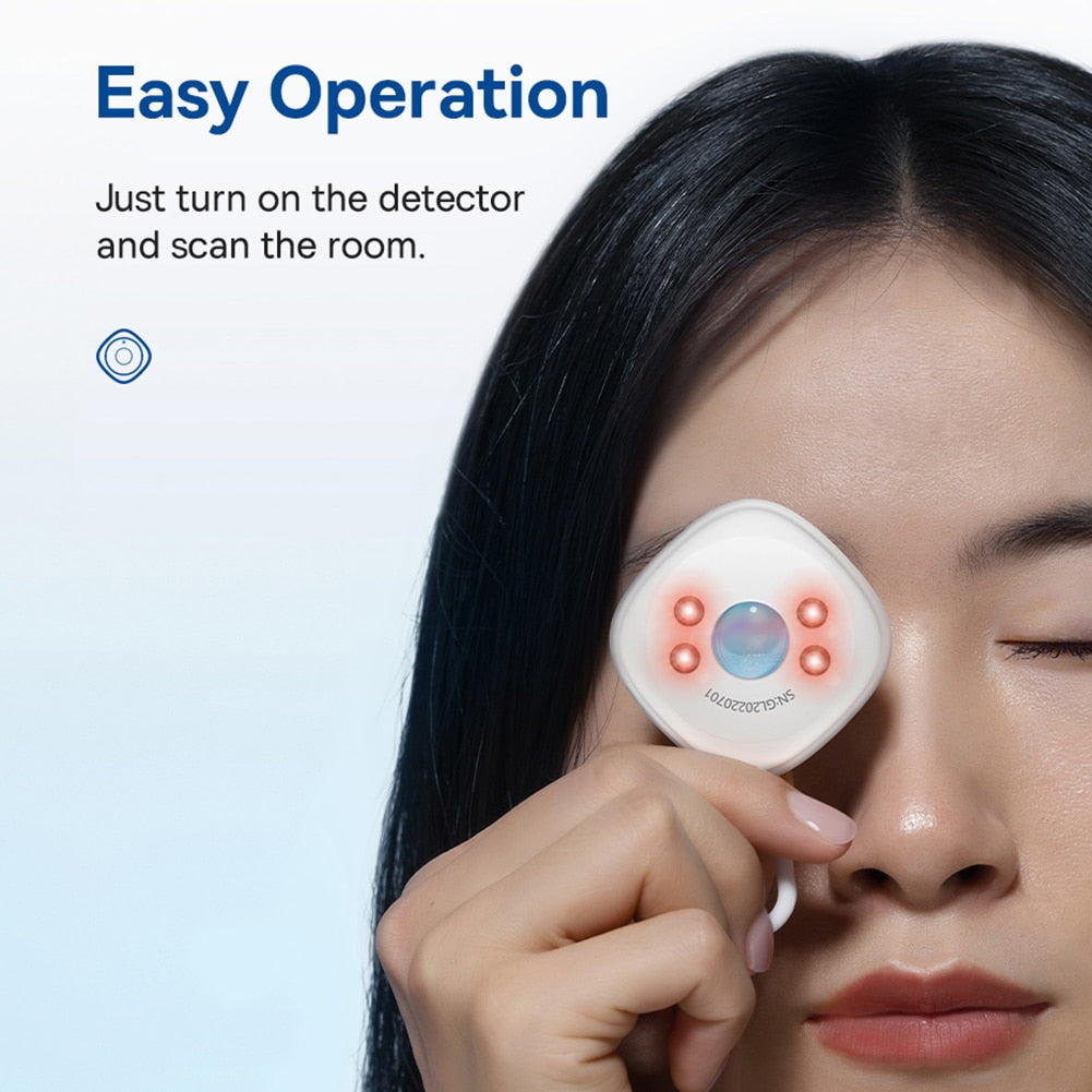 Mini Cute Camera Detector for Hidden Camera Portable Pinhole Hidden Lens Detect Gadget Anti-Peeping Security Protection