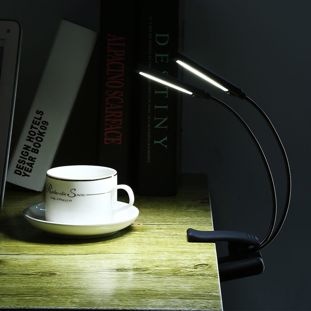 USBBattery Clip-on Reading LED Portable Night Light