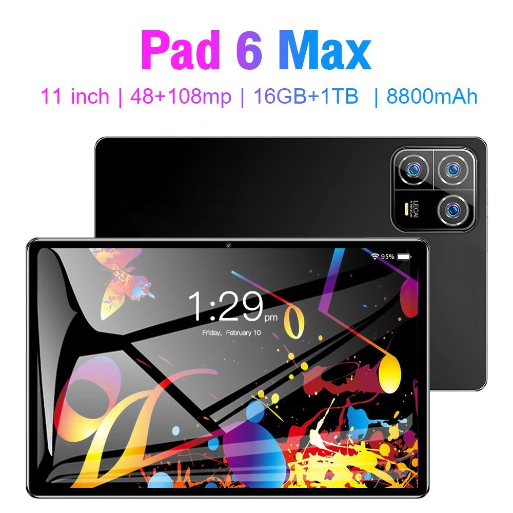 Android 13 Tablet PC Snapdragon 8 gen2 16GB 1TB 5G GPS