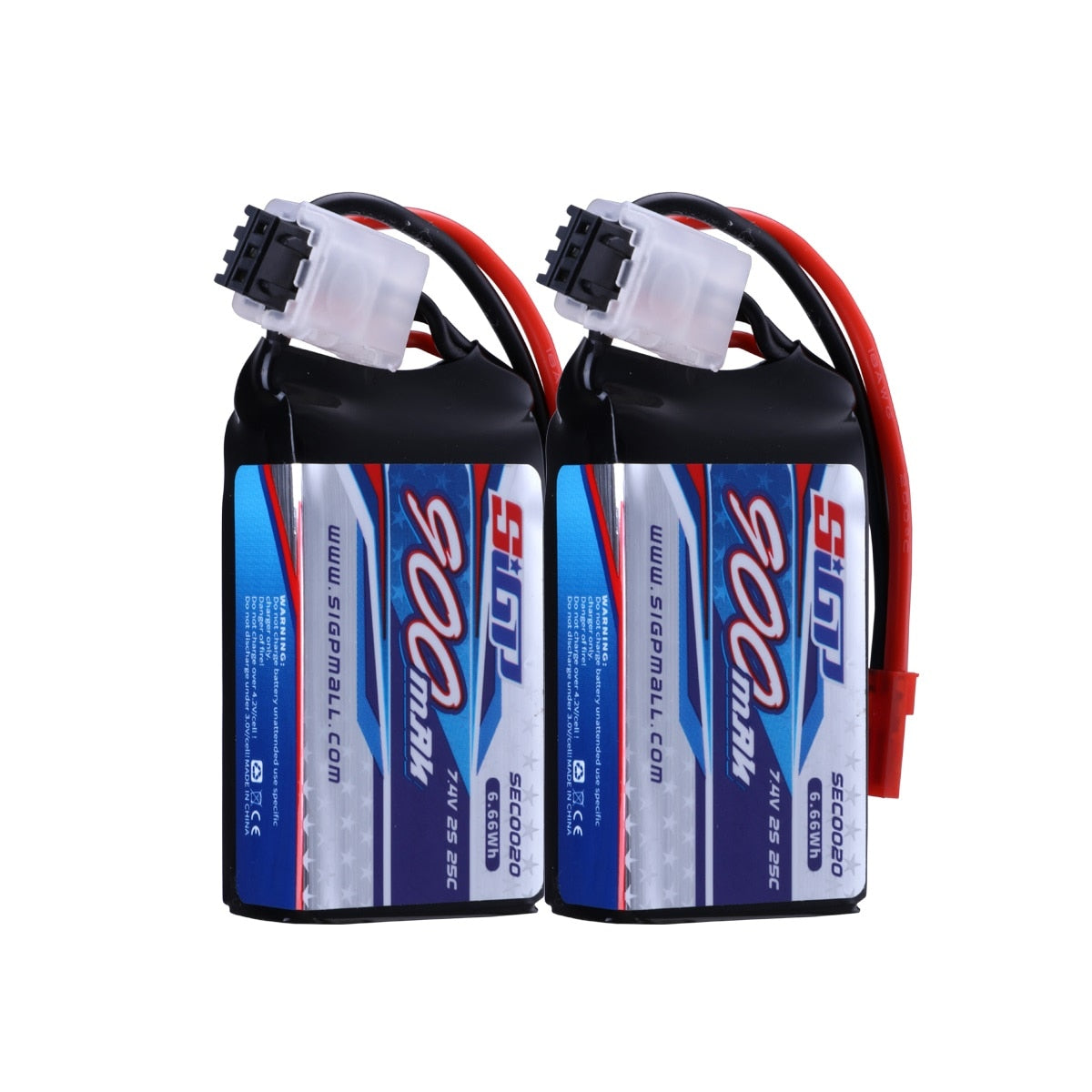 Lipo Battery for 900mAh 1050mAh 1350mAh 7.4V 20C 25C with JST XT30 Plug