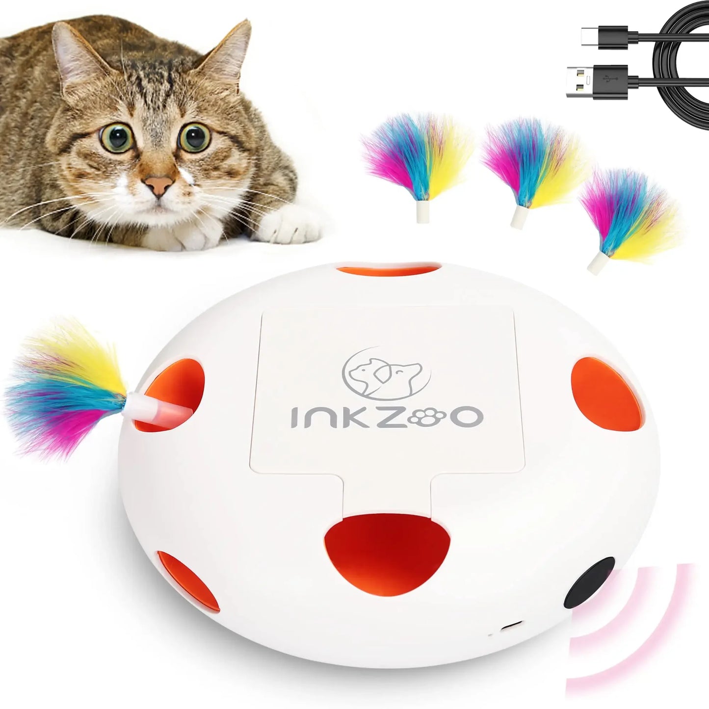 Smart Interactive7 Holes Mice Whack-A-Mole Cat Toys