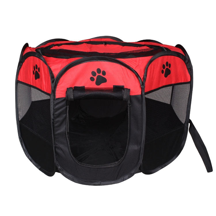 Pet Playpen Cat/Dog Tent Octagonal Cage Kennel