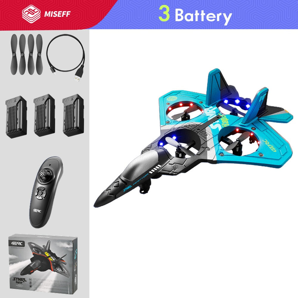 V17 Remote Control Glider Airplane Drone 2.4G Gravity Sensing
