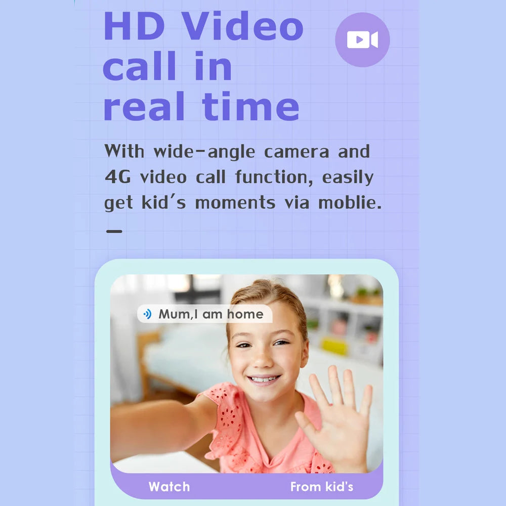 Kids Smart Watch Call Monitor Tracker Location