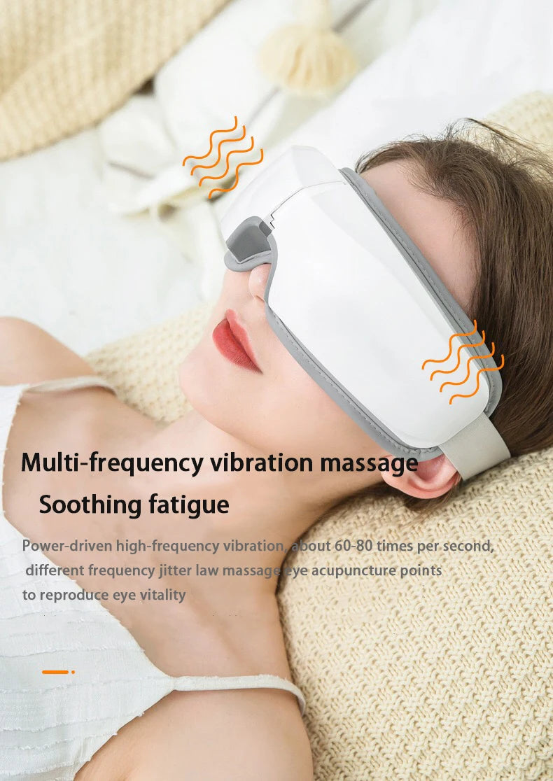 Bluetooth Eye Massage Glasses 4D Smart Airbag Vibration