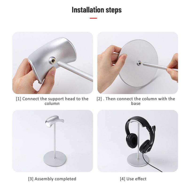 Detachable Desk Earphone Headphone Stand