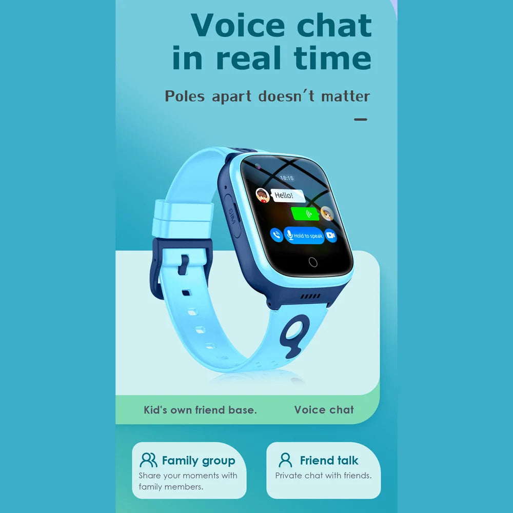 Kids Smart Watch Call Monitor Tracker Location