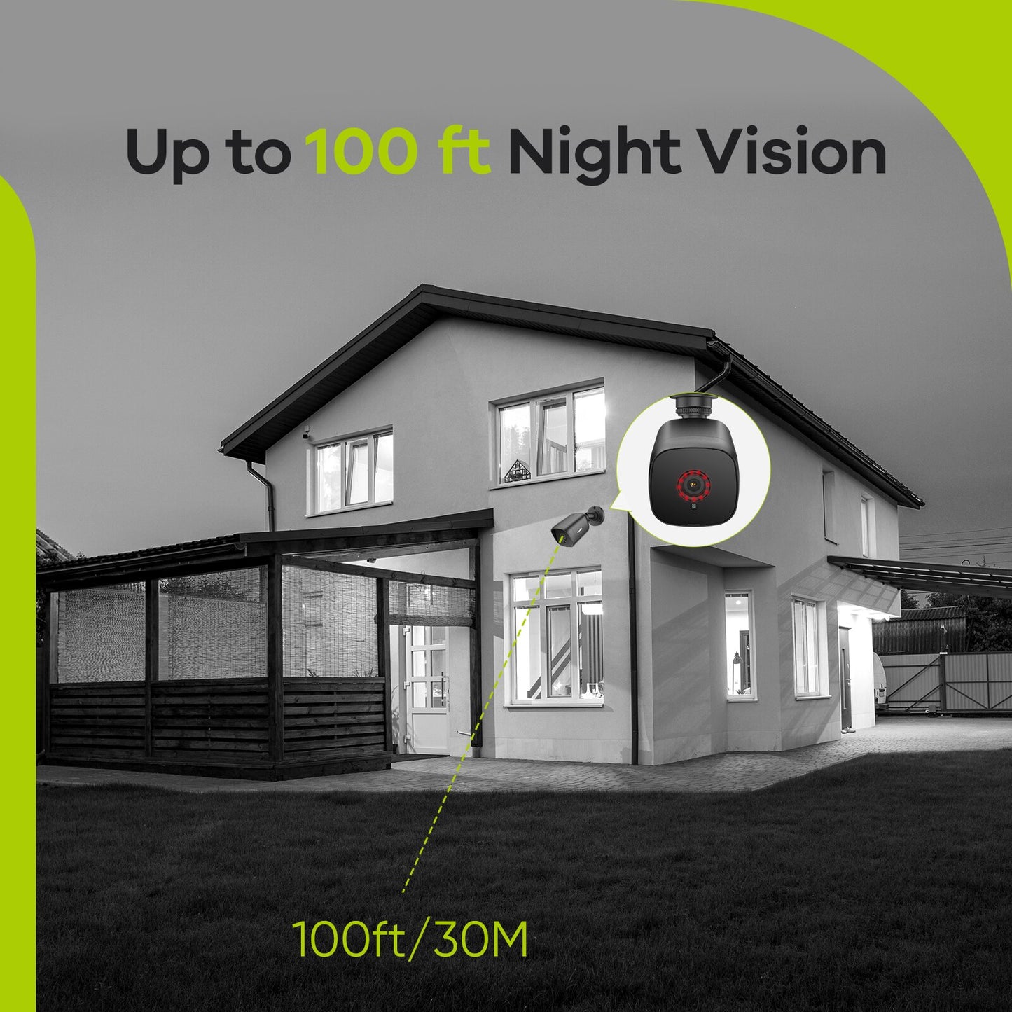 SANNCE 1080P Lite Video Security System 1080N 5IN1 H.264+ 4CH DVR With 2X 4X Outdoor Weatherproof Surveillance Cameras CCTV Kit