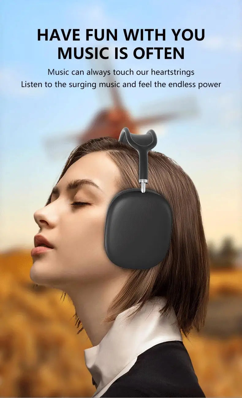 Air Max P9 Pro Wireless Bluetooth Headphones Noise Cancelling Mic
