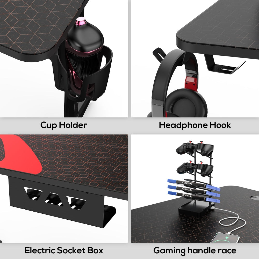 Ergonomic 60 Inch Gaming, Computer Desk