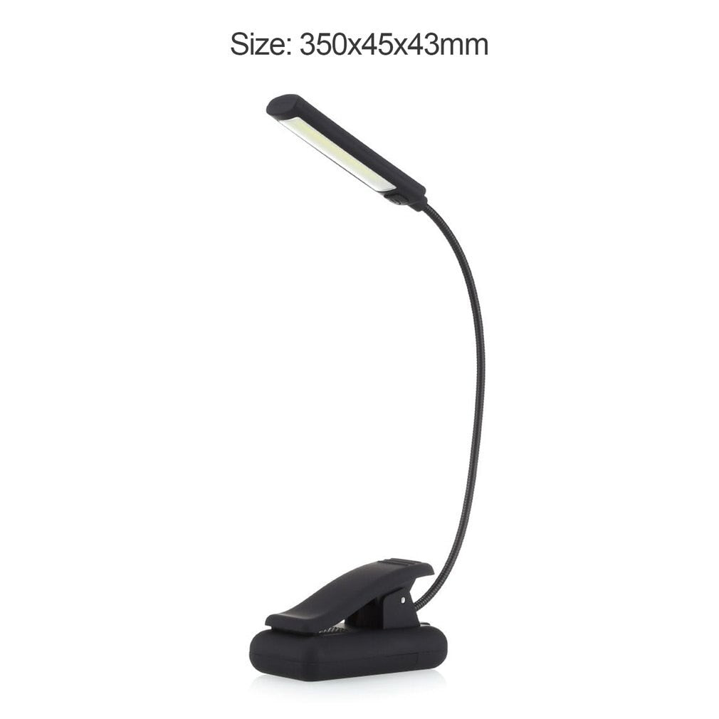 USB/Battery Clip-on Reading LED Portable Night Light