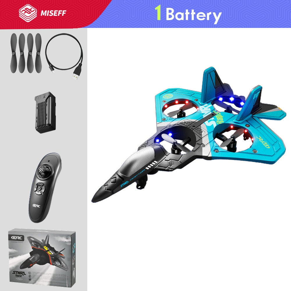 V17 Remote Control Glider Airplane Drone 2.4G Gravity Sensing