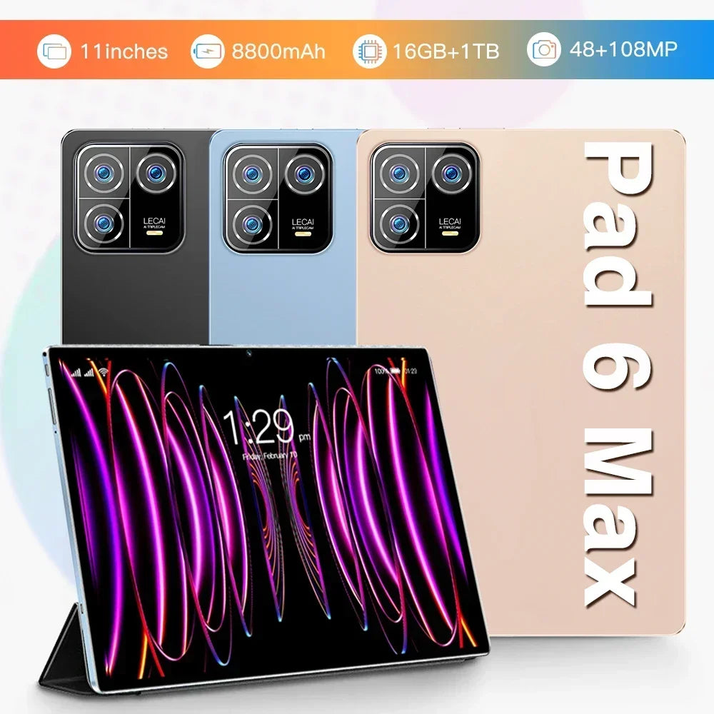 Android 13 Tablet PC Snapdragon 8 gen2 16GB 1TB 5G GPS