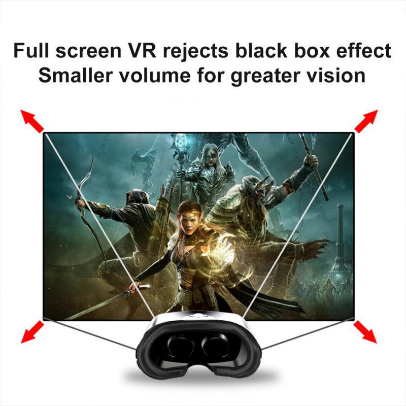 3D VR Smart Glasses Helmet with Controllers