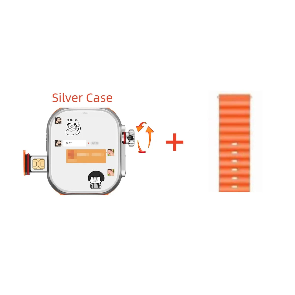 4G S9 Ultra Smartwatch GPS SIM card Camera Heart Rate