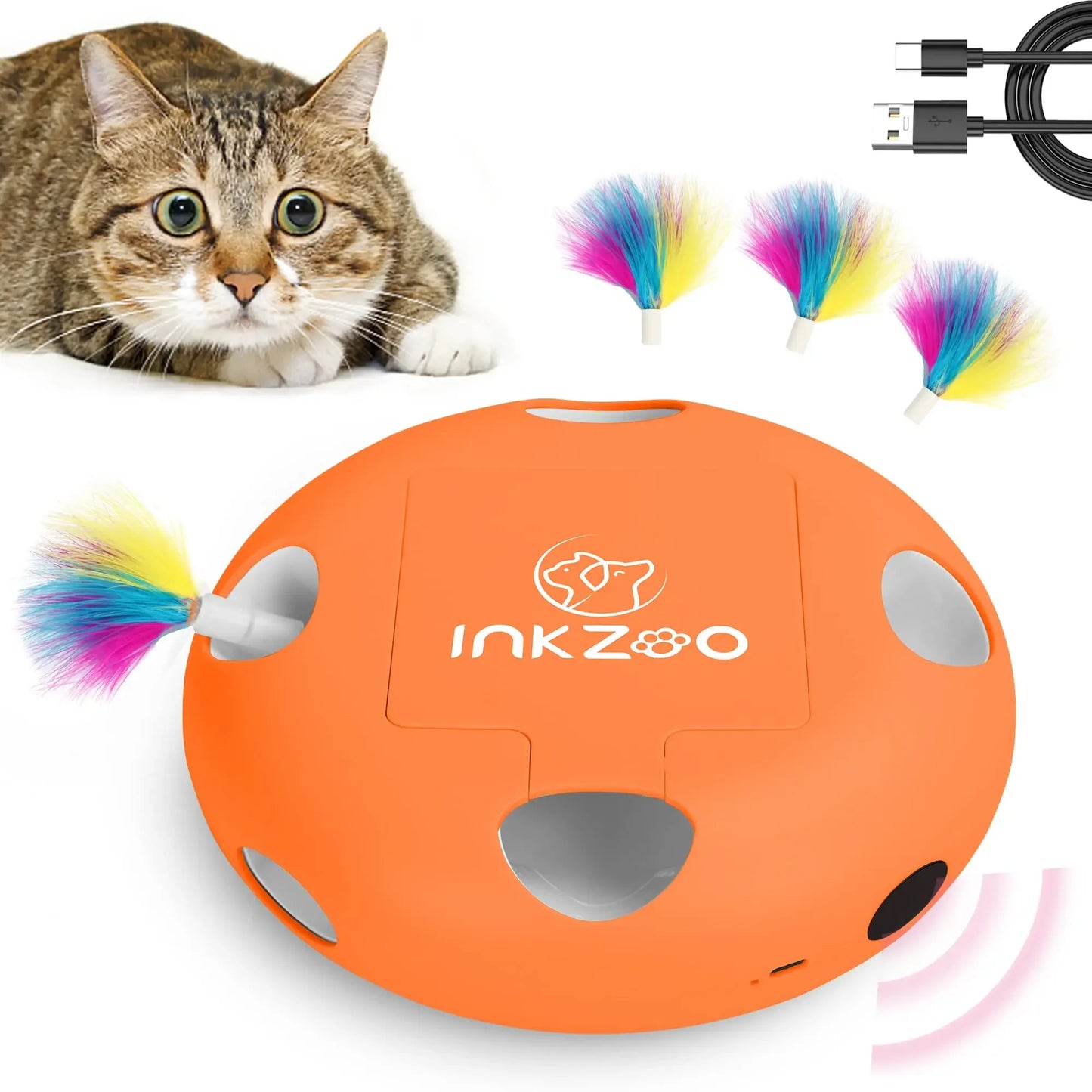 Smart Interactive7 Holes Mice Whack-A-Mole Cat Toys