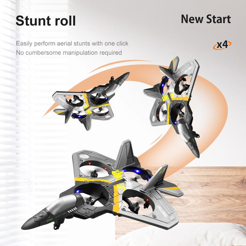 V17 Remote Control Glider Airplane Drone 2.4G Gravity Sensing
