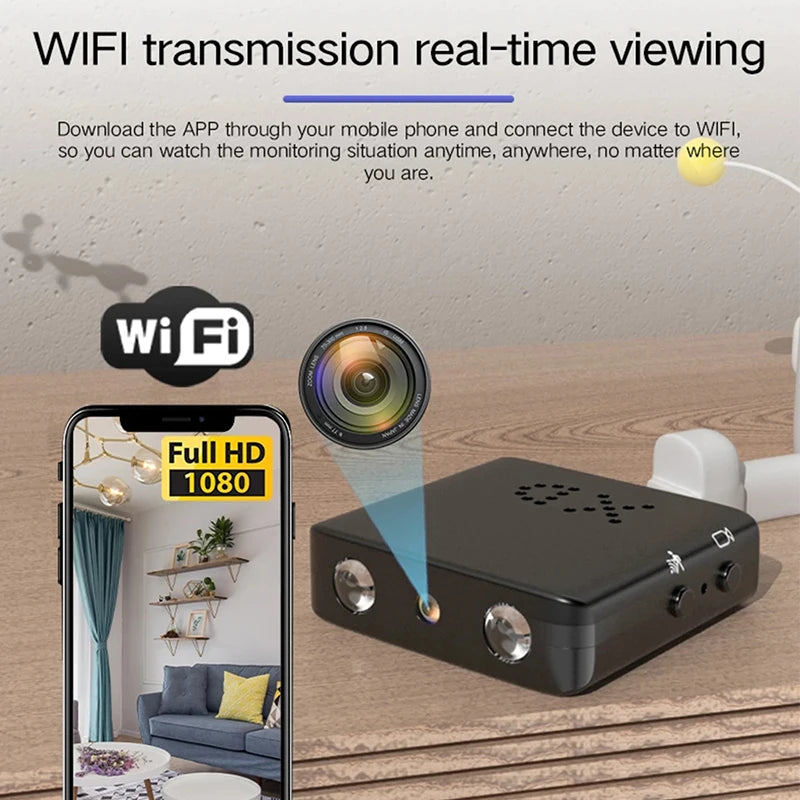 WIFI Camera Mini HD 1080P Indoor Camcorder Secret Body Cam