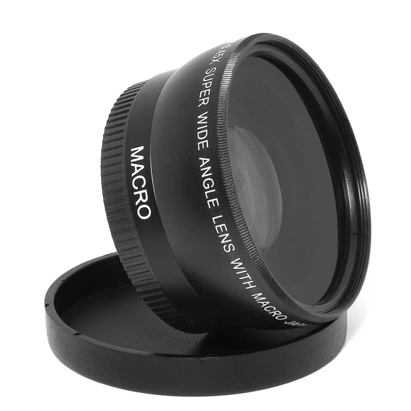 Wide Angle Conversion Camera Lens w Macro Lens Star 37mm - 72mm