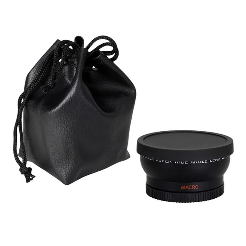 Wide Angle Conversion Camera Lens w Macro Lens Star 37mm - 72mm