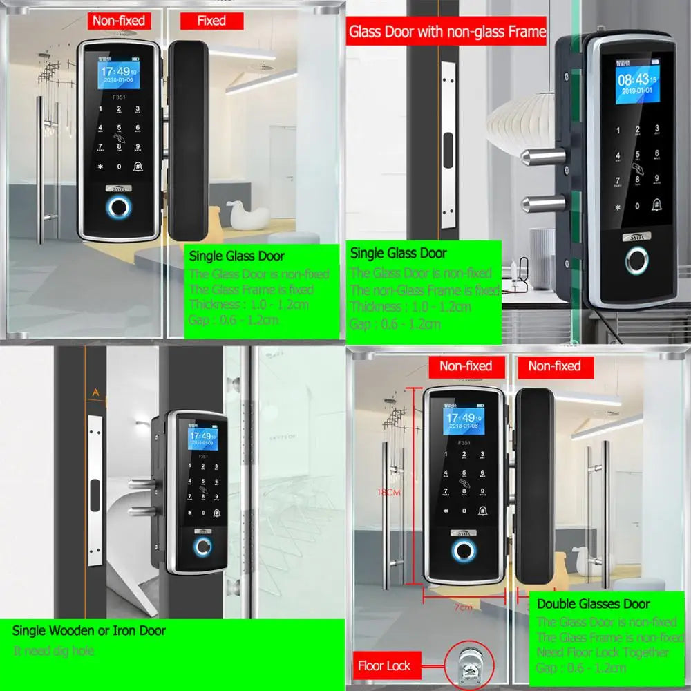 Smart Door Digital Fingerprint Door, Gate Lock