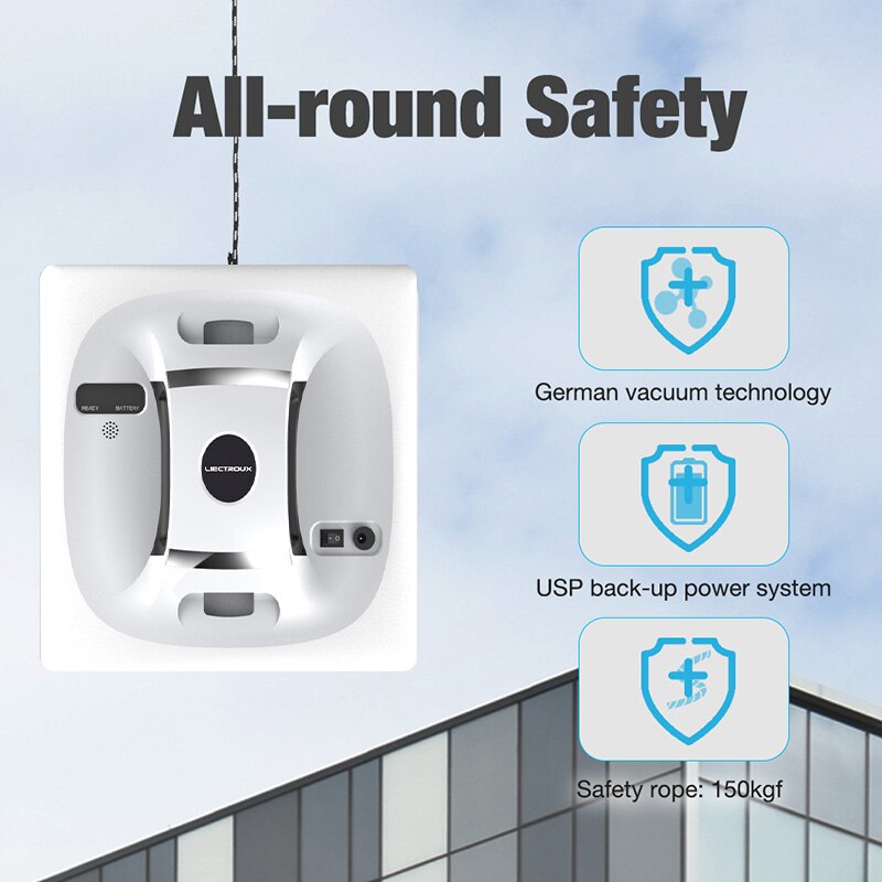 Liectroux Robot intelligent Window Cleaning Remote Control