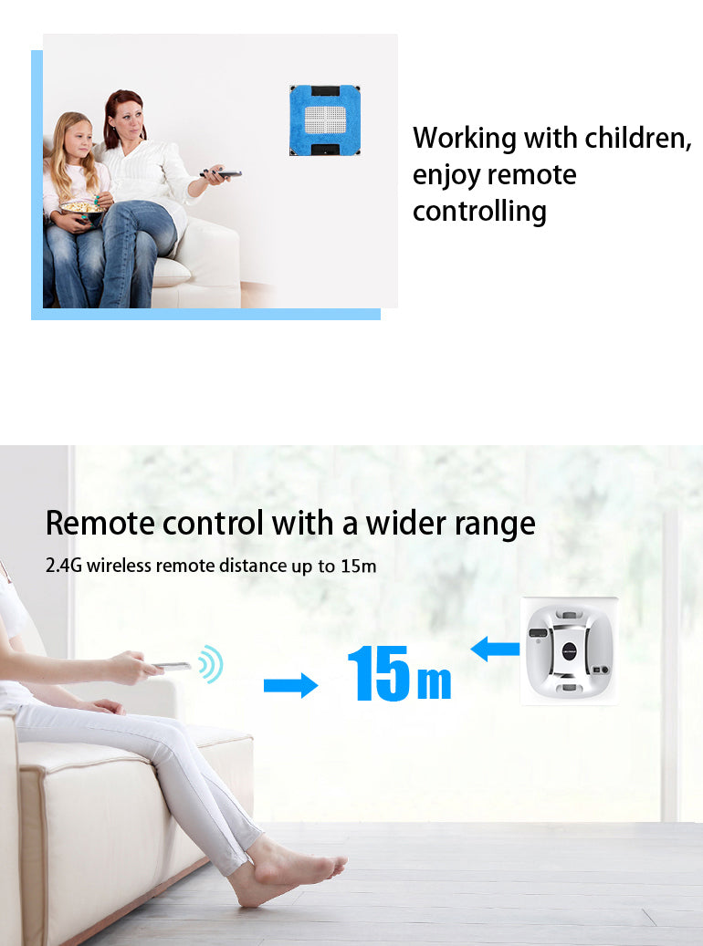 Liectroux Robot intelligent Window Cleaning Remote Control
