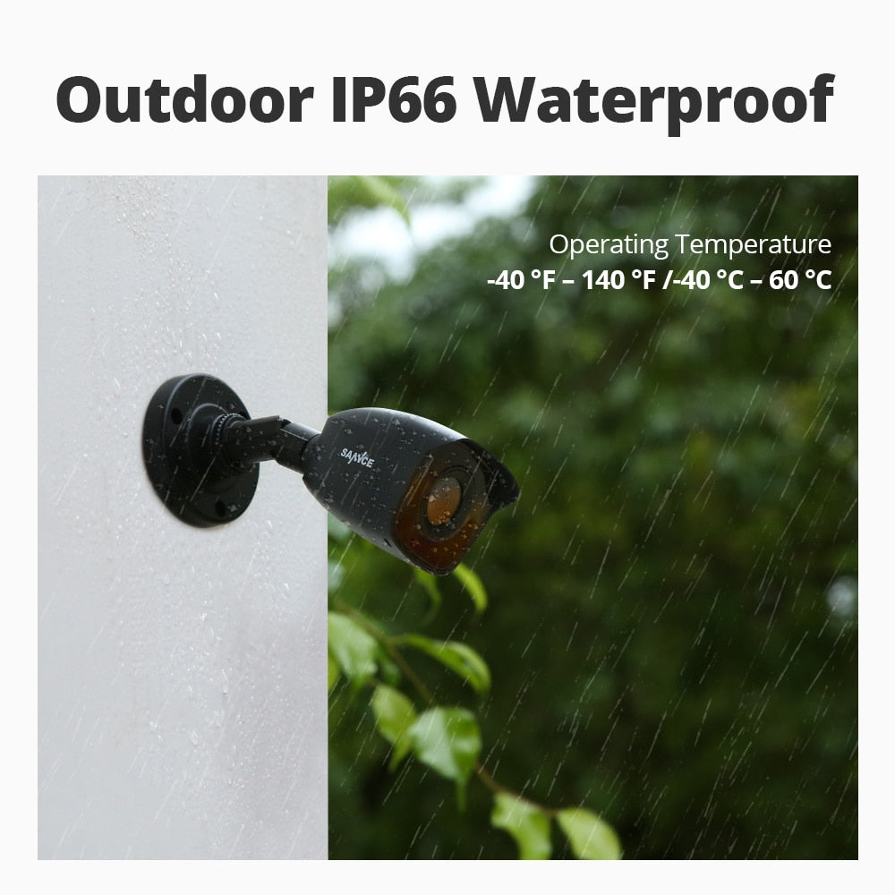 Outdoor CCTV 4CH Video Surveillance DVR Monitor