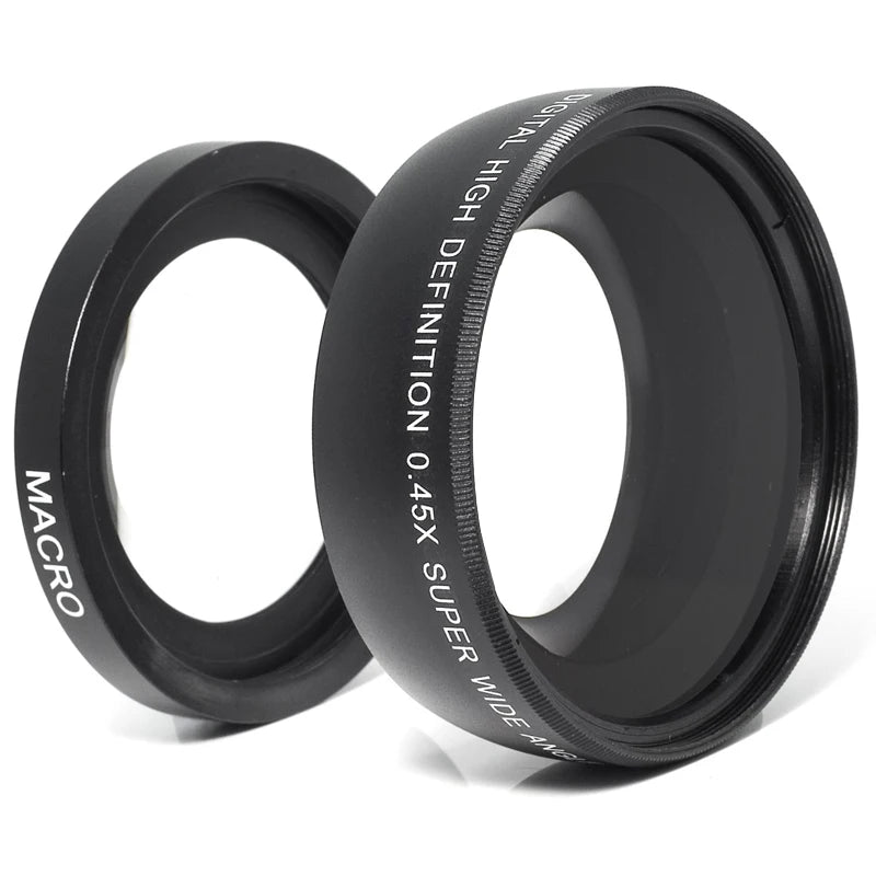 Wide Angle Conversion Camera Lens w Macro Lens Star 37mm - 72mm