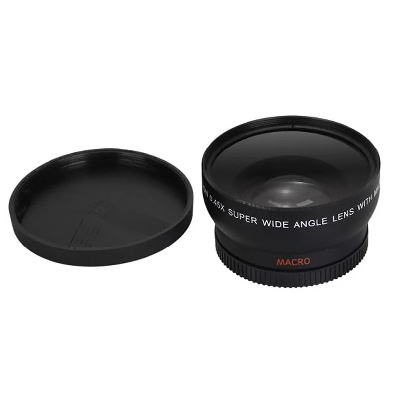 Wide Angle Conversion Camera Lens w Macro Lens Star 37mm - 72mm