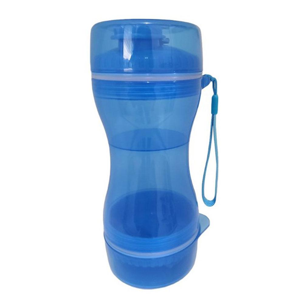 2 In 1 Dog Water Bottle Portable Food Container Drinking Bowl