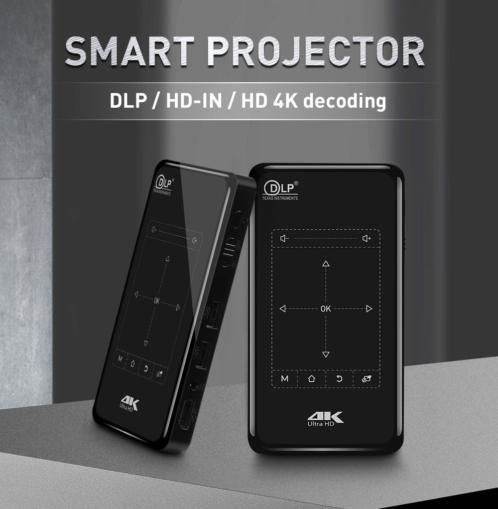 4K DLP Bluetooth Android 9.0 Projector