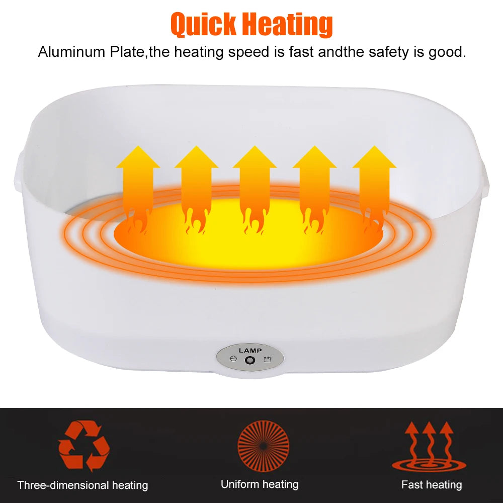 Travel Car Fast Heating Food Warmer 12V 220V