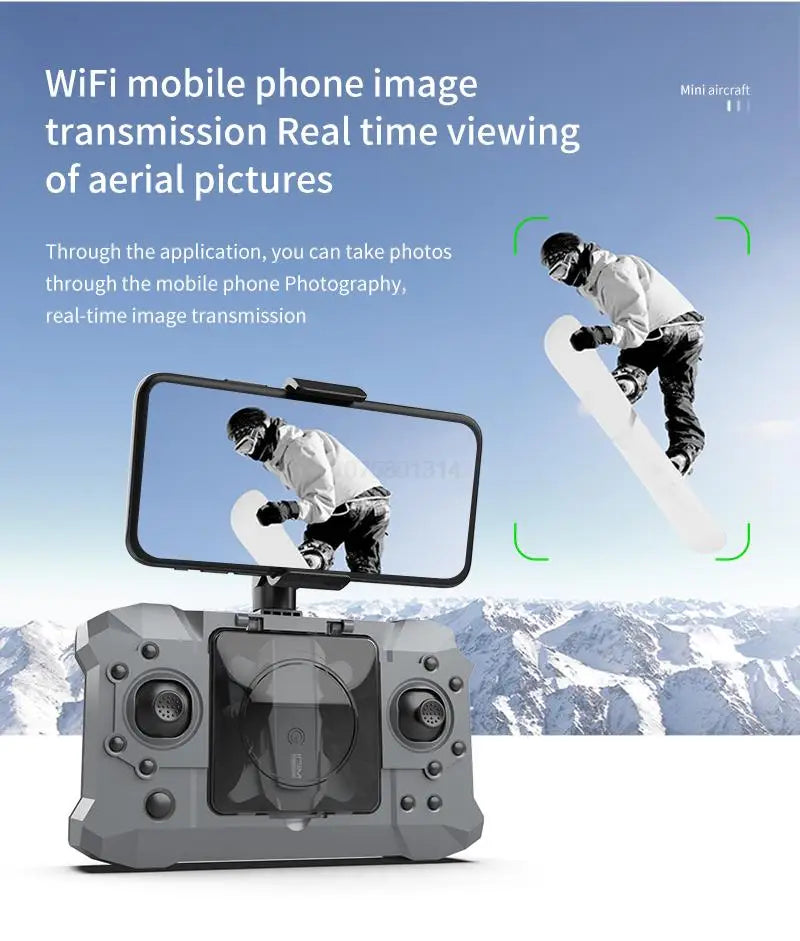 Mini Folding Helicopter Aerial Photography 4K, 5G, GPS, High-definition Drone