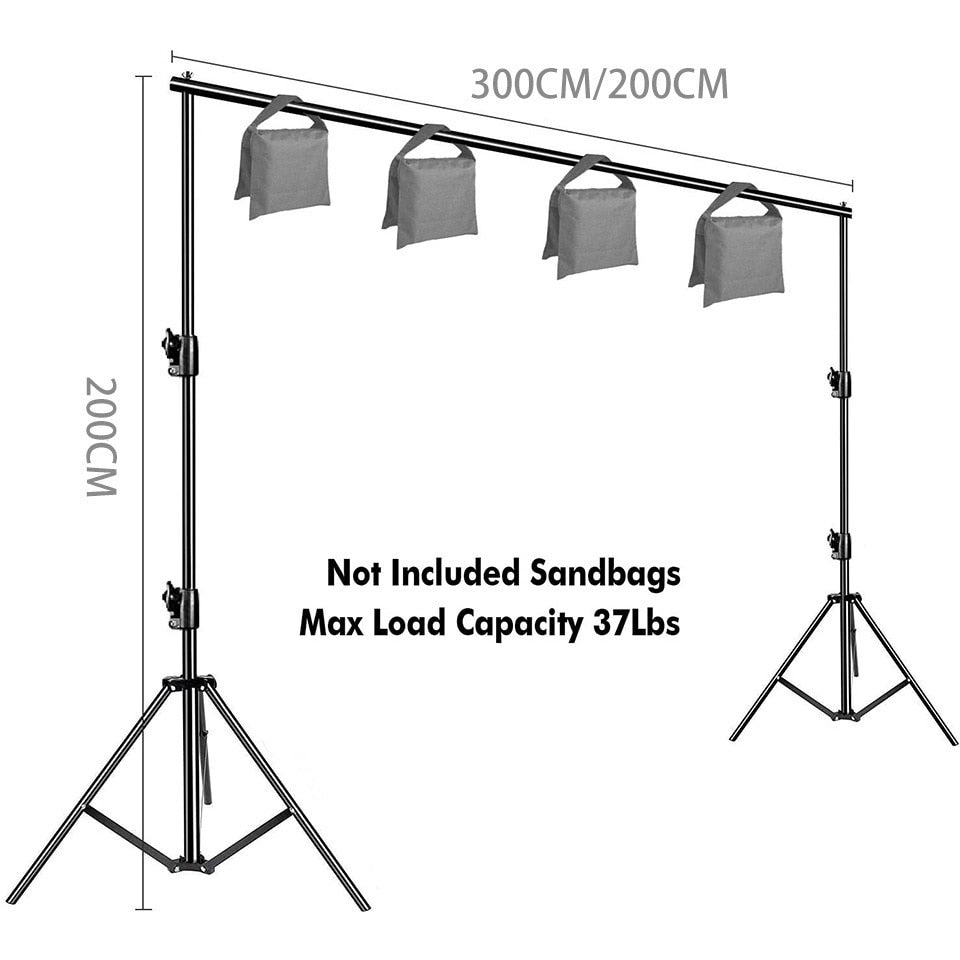 Green Screen Photography Photo Studio Background Stand