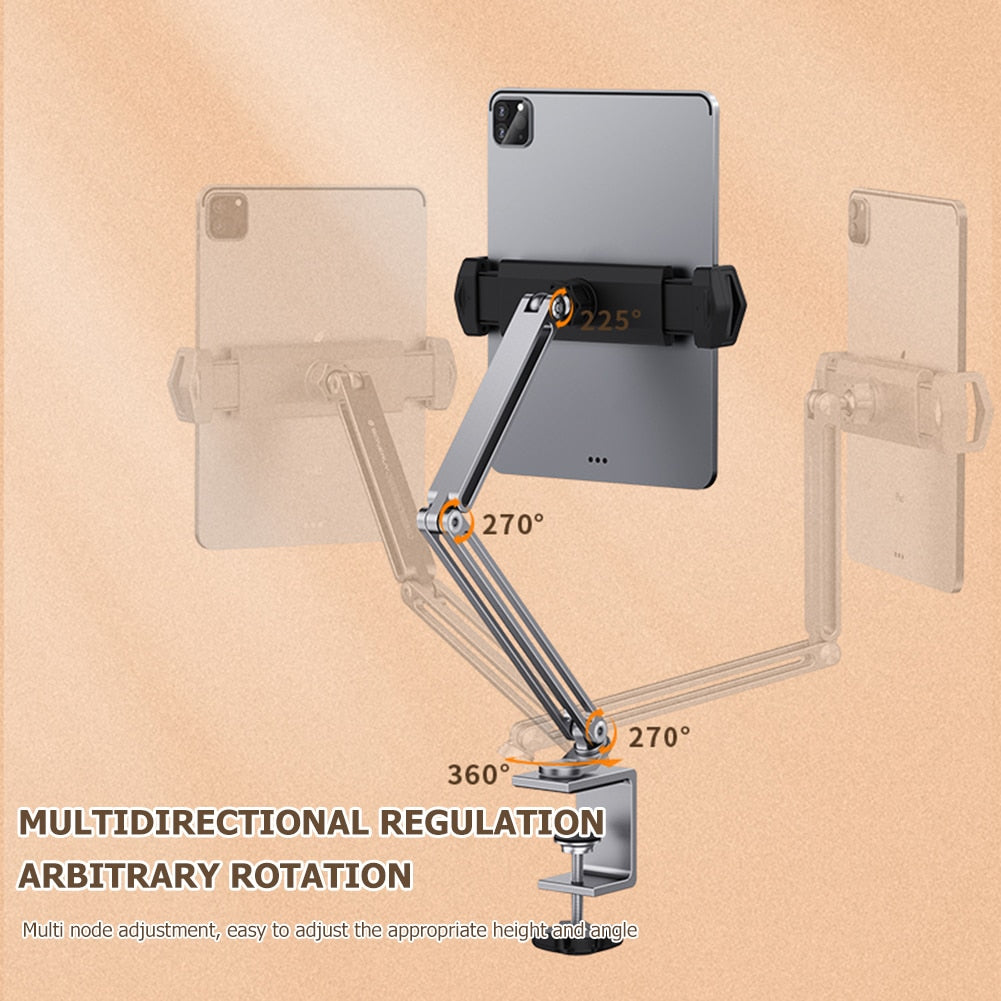 360 Long Arm Bed Stand 4-13inch Phone/ Tablets