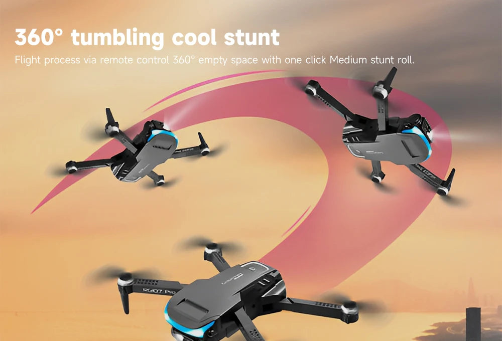 Foldable Quadcopter Mini Drone 4K Three-sided Obstacle avoidance