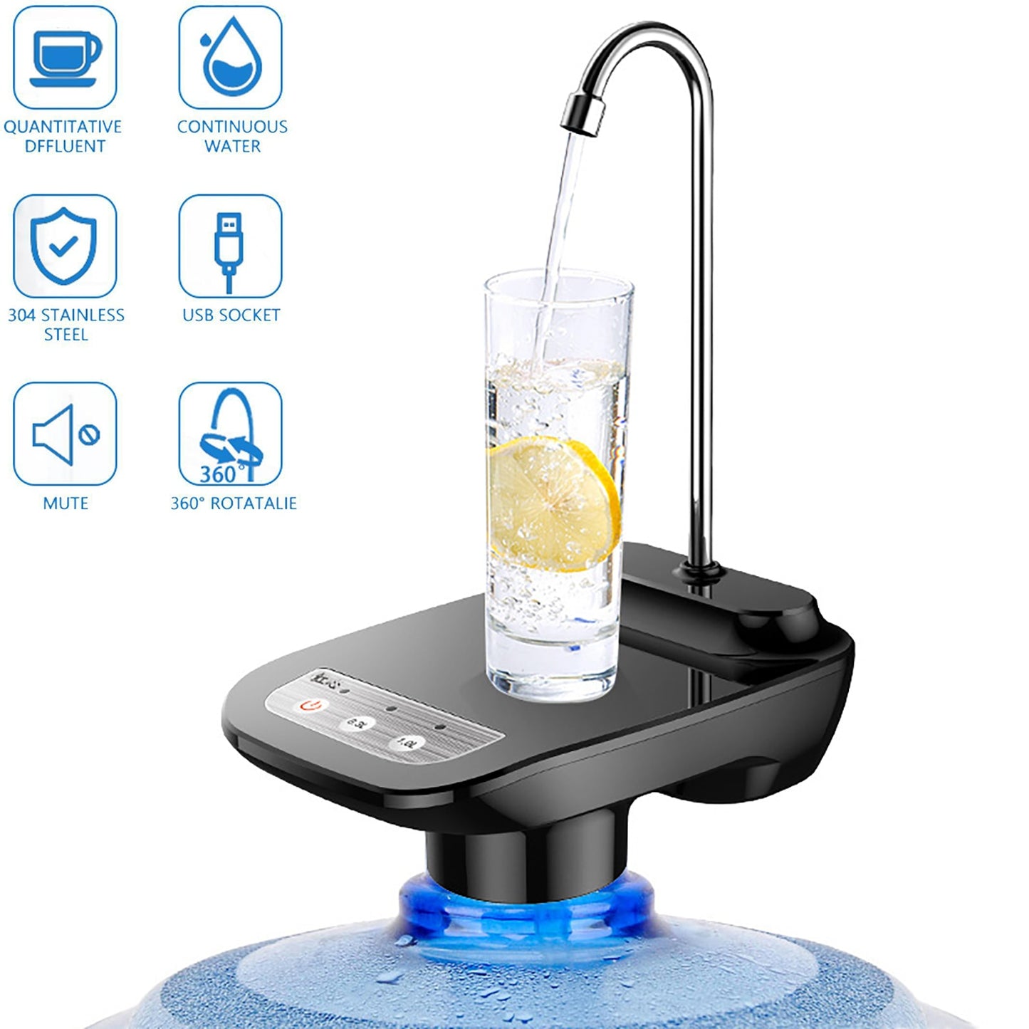 Automatic Water Dispenser Pump USB Rechargeable