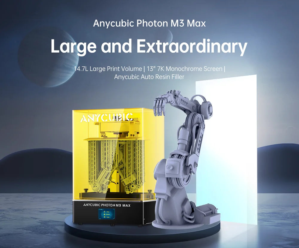 DLP SLA LCD 3D Printer High Speed UV Resin 3D Printer Wash Cure Machine Photon Mono 2, X2, X 6Ks, M5, M5s, M3 Max, D2