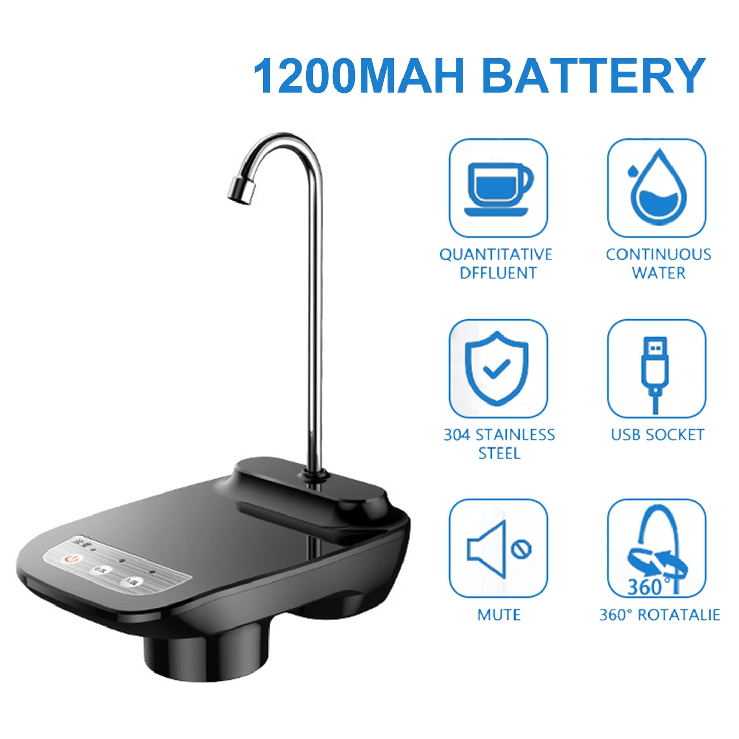 Automatic Water Dispenser Pump USB Rechargeable