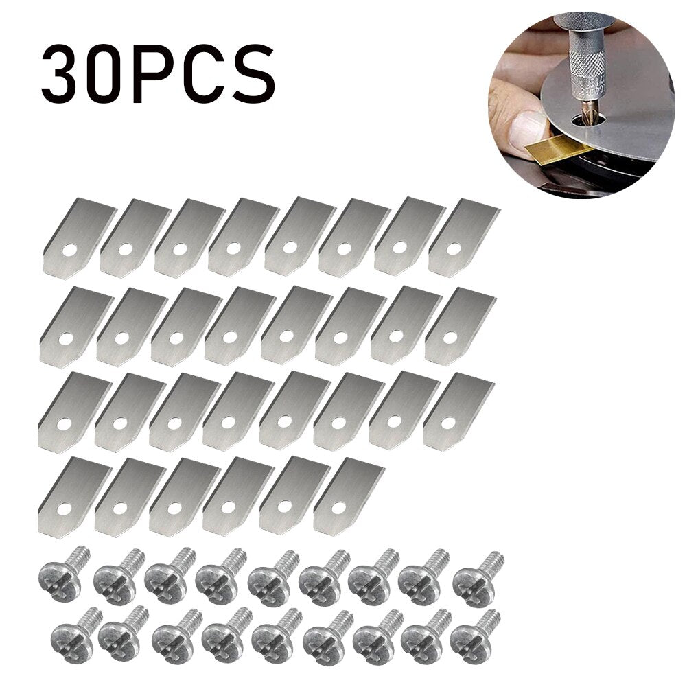 30PCS-90PCS Replacement Lawn Mower Cutting Blades Set