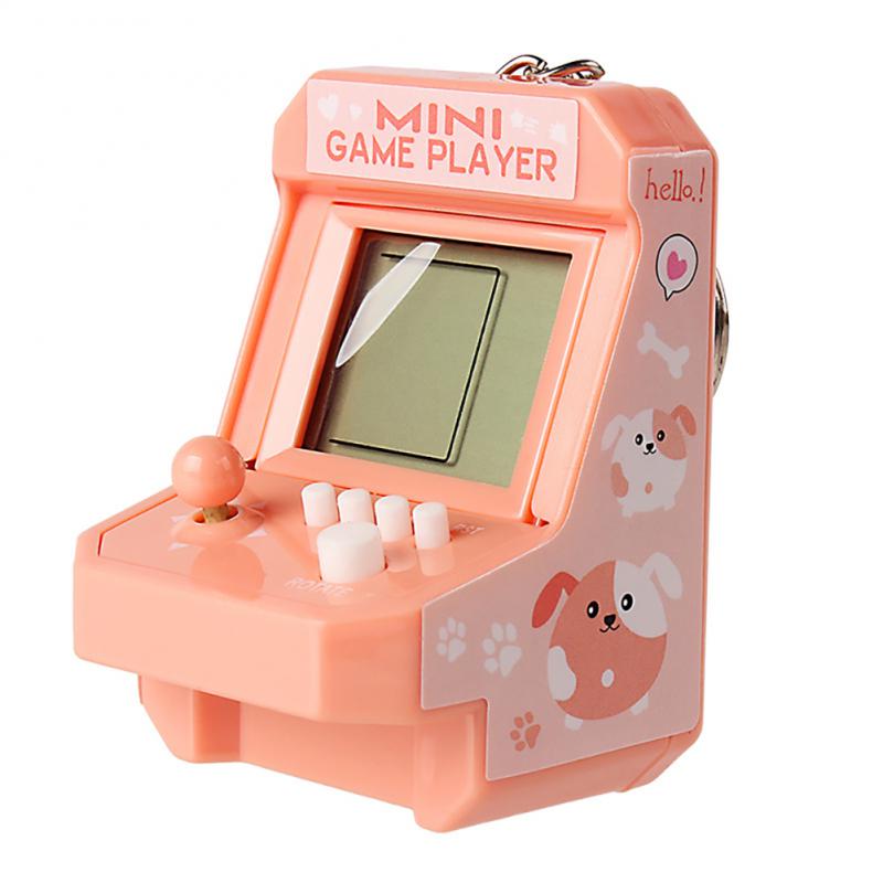 Retro Mini Games Player Built-in 26 Games Portable Handheld Gaming Console Classic Game Machine With Keychain Console Toys Gift