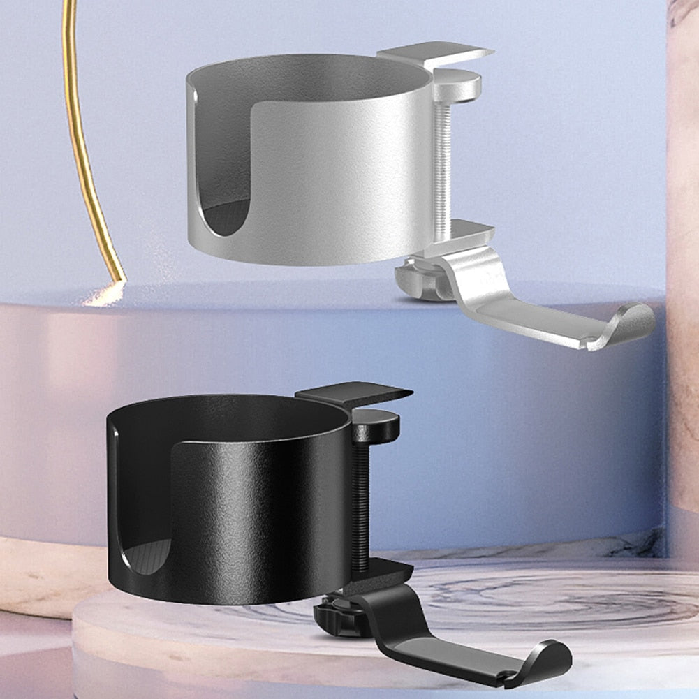 Gaming Headphone Stand Cup Holder with Clamp