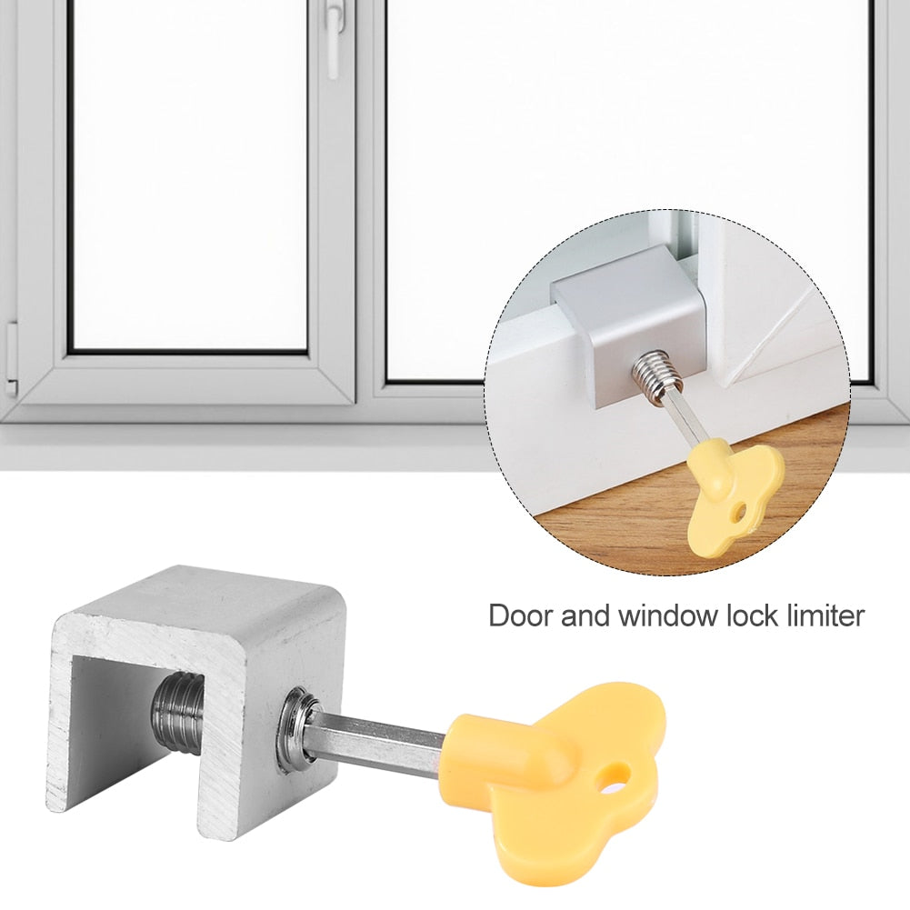 Adjustable Door Sliding Window Safety Lock Stop