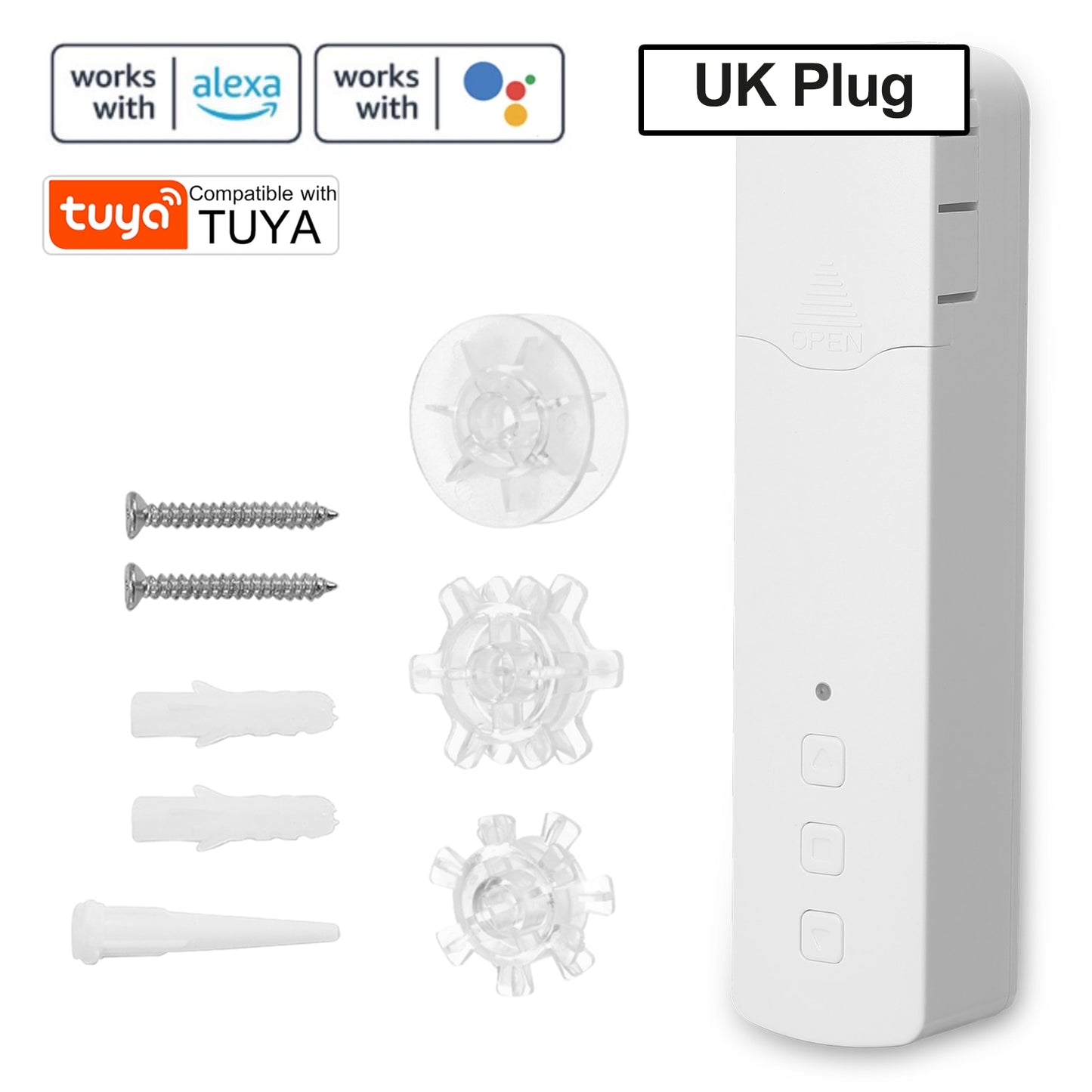 Alexa Google Home Electric Pull Bead Curtain Motor