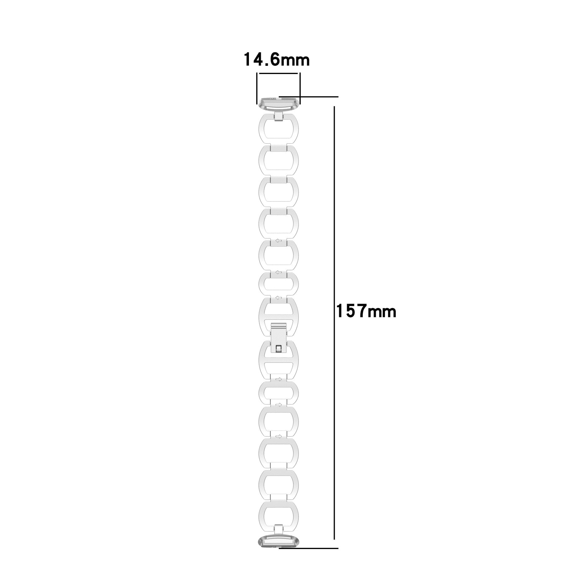 Replacement Stainless Steel Band For Fitbit luxen