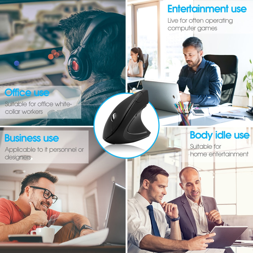 Wireless Computer/ Gaming Mouse Ergo-friendly