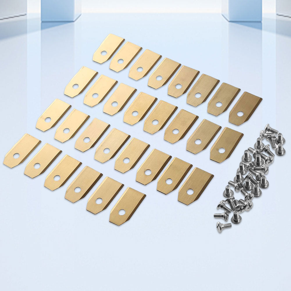 30PCS-90PCS Replacement Lawn Mower Cutting Blades Set